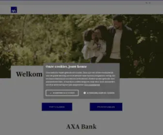Axa.be(AXA assurances et banque) Screenshot