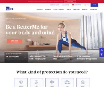 Axa.com.hk(AXA安盛) Screenshot