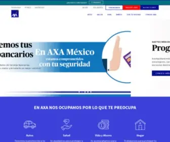 Axa.com.mx(AXA México) Screenshot