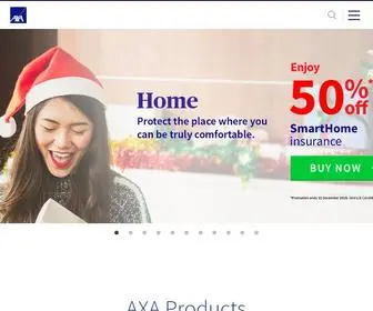 Axa.com.sg(AXA Singapore) Screenshot