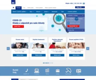Axa.cz(AXA v Česku) Screenshot