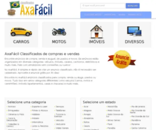 Axafacil.com.br(AxaFácil) Screenshot