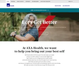 Axappphealthcare.co.uk(AXA PPP healthcare offer a range of health insurance policies for individuals and businesses) Screenshot
