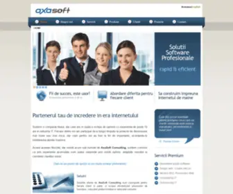 Axasoft.ro(Partenerul tau de incredere in era Internetului) Screenshot