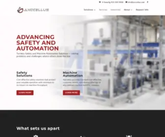 Axccellus.com(Your source for turnkey custom safety solutions and contract machine building) Screenshot