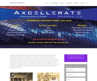 Axcelleratepharma.com(Axcellerate Pharma) Screenshot