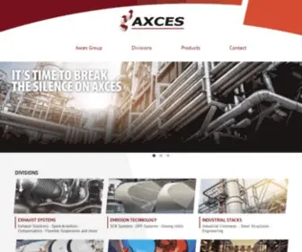 Axces.com(The Axces Group) Screenshot