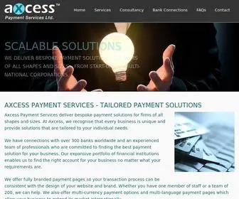 Axcessps.com(Axcess Payment Services) Screenshot