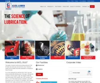 Axcllubes.com(AXCL Lubes) Screenshot