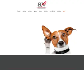 Axcomunicacion.com(Agencia de comunicación) Screenshot