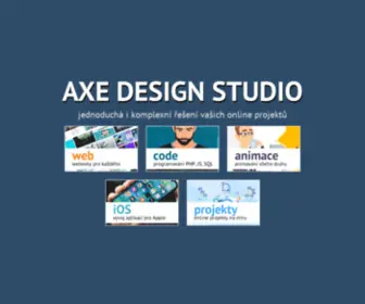 Axe-Design.cz(AXE design studio Olomouc) Screenshot