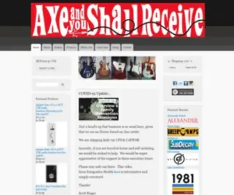 Axeandyoushallreceive.com(Axe) Screenshot