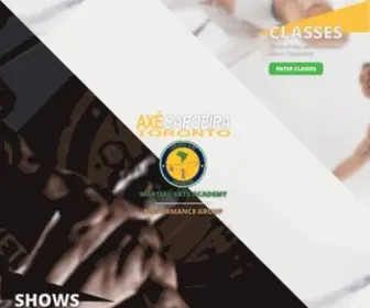 Axecapoeira-TO.com(Martial arts) Screenshot