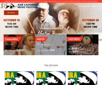 Axecapoeira.com(Grupo Axé Capoeira) Screenshot