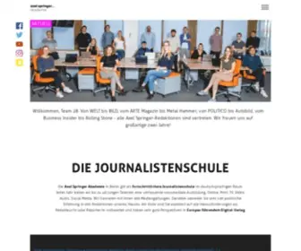 Axel-Springer-Akademie.de(Axel Springer Academy) Screenshot