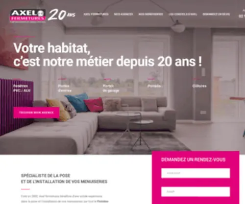 Axelfermetures.com(Axel Fermetures) Screenshot