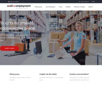 Axell.pl(Praca tymczasowa w Holandii Axell oferuje) Screenshot
