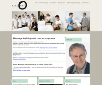 Axelsons.com(Massage training and course programs) Screenshot