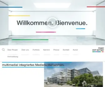 Axelspringer.ch(Axel Springer Schweiz) Screenshot