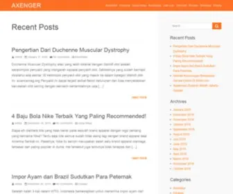 Axenger.com(Pahlawan Digitalmu) Screenshot