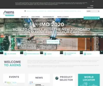 Axens.net(Homepage) Screenshot