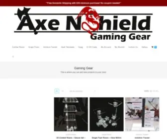 Axenshield.com(Axensheild gaming gear) Screenshot