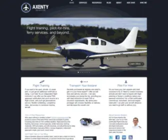 Axenty.com(Axenty Aviation) Screenshot