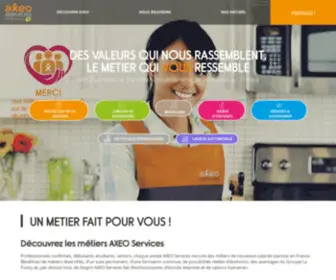 Axeorecrute.fr(AXEO Services recrute) Screenshot