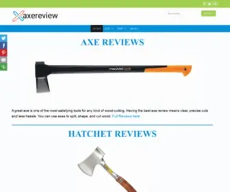 Axereview.com(A great axe) Screenshot