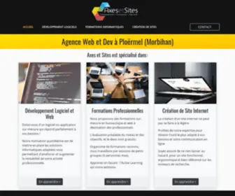 Axesetsites.com(Axes et Sites est spécialisé dans ) Screenshot