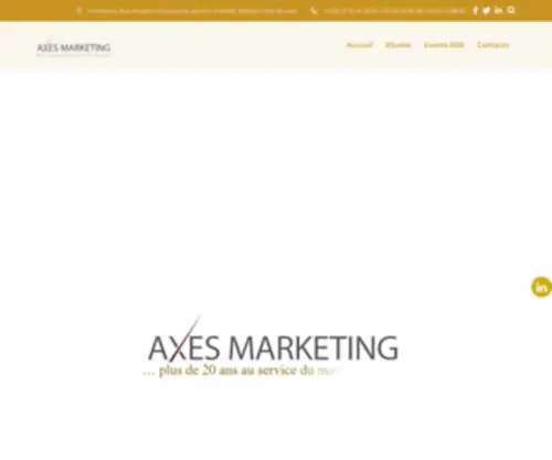 Axesmarketing.ci(Axes Marketing) Screenshot