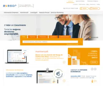 Axesor.net(Información de empresas) Screenshot