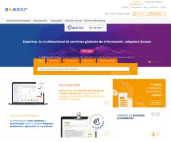 Axesor.org(Información de empresas) Screenshot