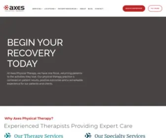 Axespt.com(Axes Physical Therapy) Screenshot
