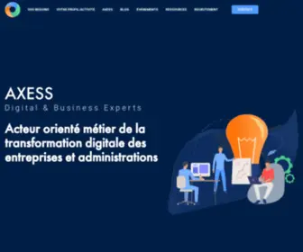 Axess-Groupe.com(Axess Groupe) Screenshot