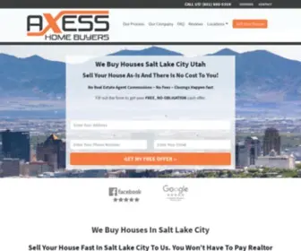 Axesshomebuyers.com(Axess Home Buyers) Screenshot