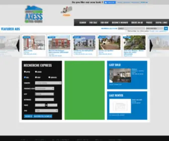 Axessrealestate.com(Homes for sale and appartments for rent) Screenshot