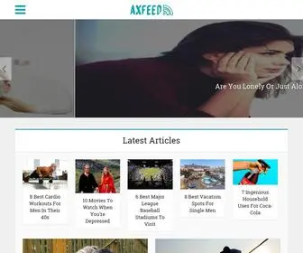 Axfeed.com(Axfeed) Screenshot