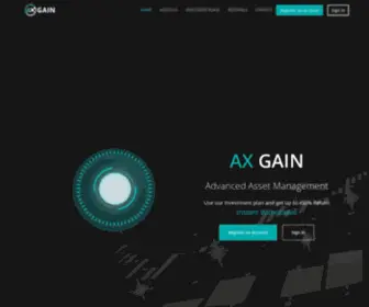 Axgain.com(AX GAIN LTD) Screenshot