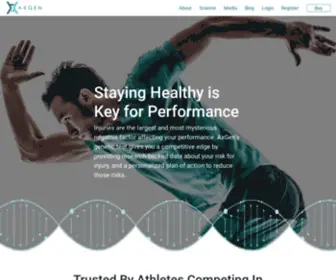 Axgen.us(Sports Genetics) Screenshot