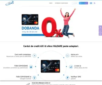 Axi-Card.ro(Credit online rapid) Screenshot