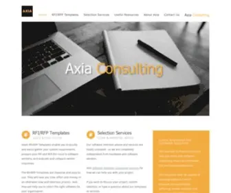 Axia-Consulting.co.uk(Software Selection) Screenshot