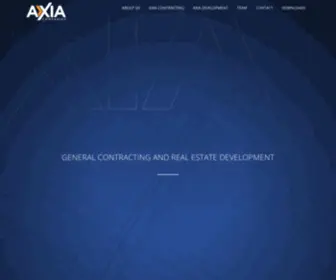 Axiacompanies.com(Axia Development) Screenshot