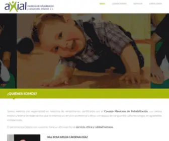 Axialrehab.com.mx(Axial) Screenshot