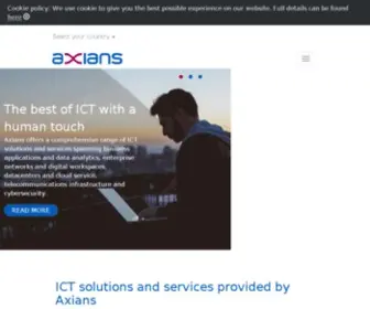 Axians.com(The best of ICT with a human touch) Screenshot