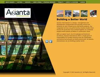 Axianta.com(Axianta International) Screenshot