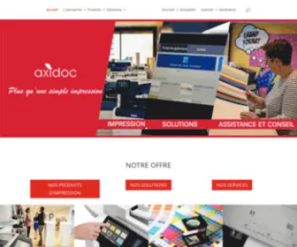 Axidoc.com(Xerox Toulouse) Screenshot