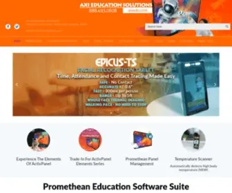 Axiedu.com(AXI EDUCATION SOLUTIONS) Screenshot
