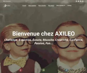 Axileo.com(Entreprise de consulting lib) Screenshot
