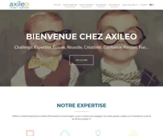 Axileo.fr(Entreprise de consulting libérée) Screenshot